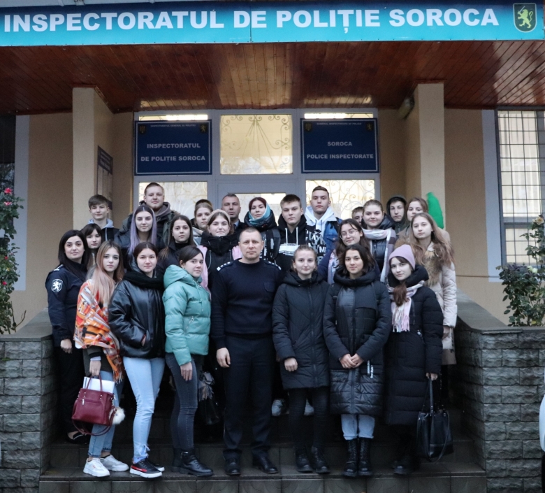 Vizită de informare la Inspectoratul de Poliție Soroca