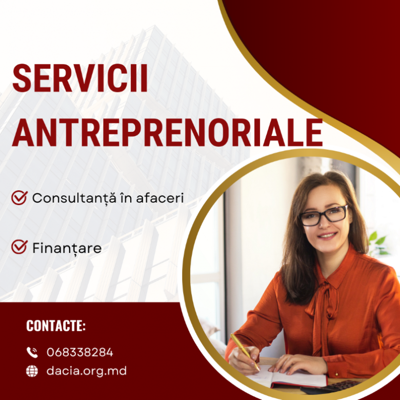 Servicii antreprenoriale și de consultanță în afaceri