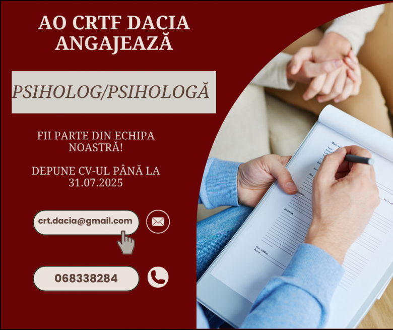 Fii parte din echipa noastră ca psiholog(ă)!