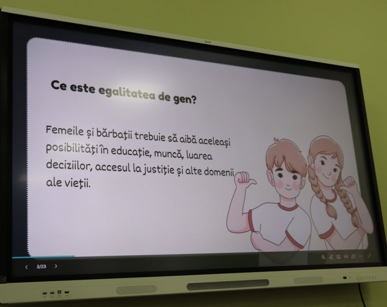 Tinerii de la Colegiul Tehnic Agricol din Soroca – informați despre egalitatea de gen și accesul la justiție